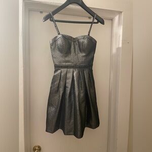 GUESS Grey / Silver Mini‎ dress size 2